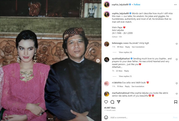 Sophia Latjuba Pamer Foto Masa Muda, Kecantikannya Banjir Pujian