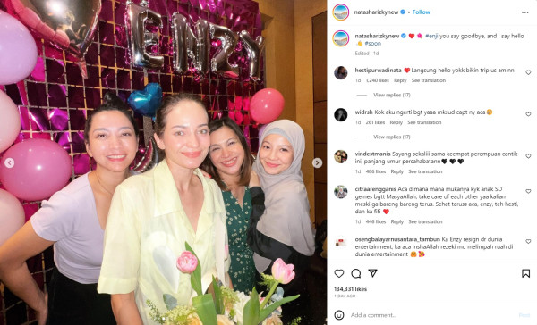 Natasha Rizky Mendadak Ucapkan Selamat Tinggal, Netizen Auto Sedih