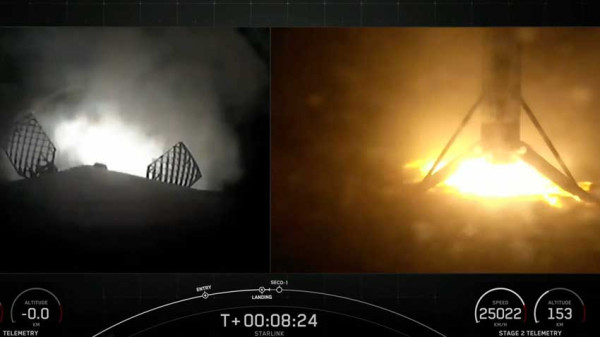 SpaceX Luncurkan 52 Satelit Starlink, Roket Falcon 9 Mendarat di Samudra Atlantik