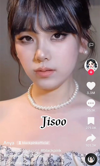 Viral! TikToker Sulap Wajahnya Jadi Mirip Member BLACKPINK dengan Makeup, Netizen: So Real