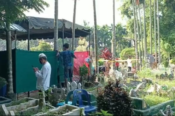 Ungkap Kematian Mahasiswi USU, Polisi Lakukan Pembongkaran Makam