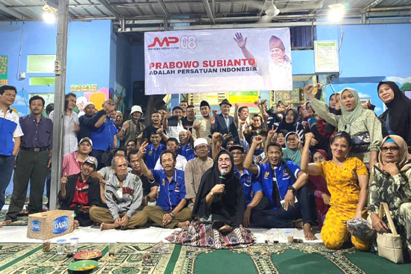 Komunitas Pedagang Pasar Ini Deklarasi Dukung Prabowo di Pilpres 2024