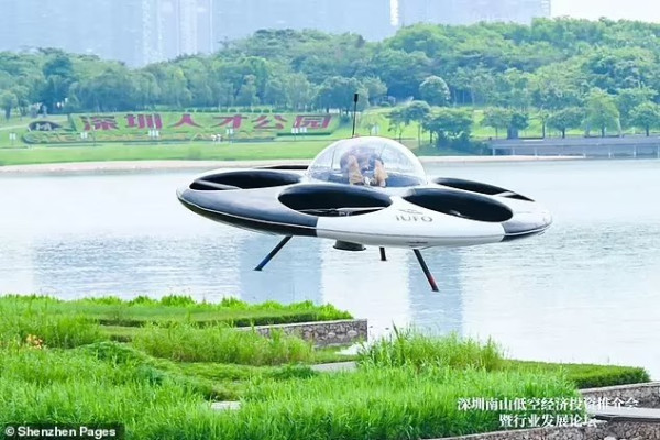 China Mengembangkan Piring Terbang Elektrik Pertama di Dunia