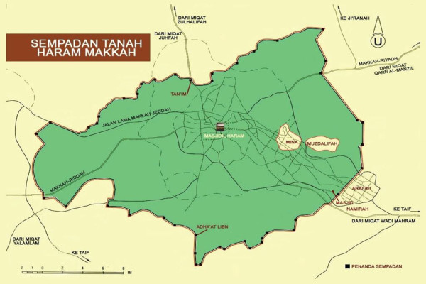 Batas Tanah Haram di Kota Makkah dan Madinah Berikut Larangannya