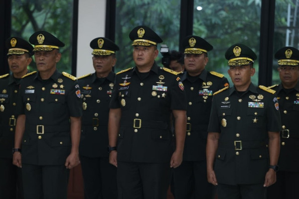 Daftar Lengkap 18 Pati TNI AD Naik Pangkat
