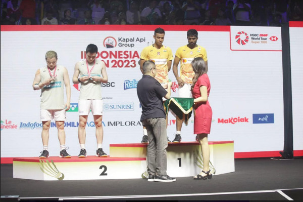 Hary Tanoesoedibjo Dukung Anthony Sinisuka Ginting di Final Indonesia Open 2023