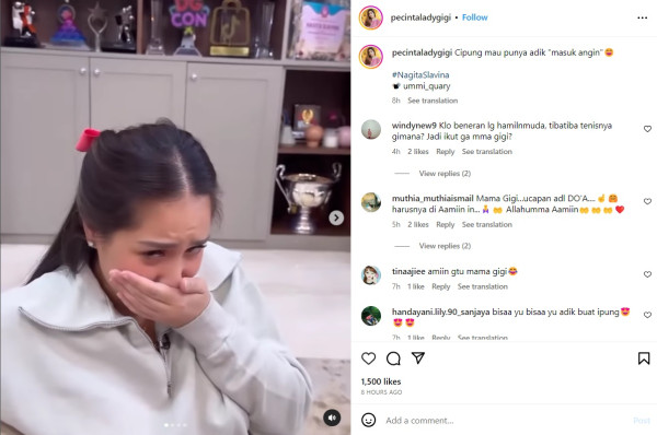 Viral Video Nagita Slavina Mual, Hamil Anak Ketiga?