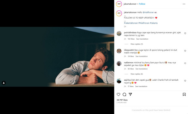 Media Sosial Heboh, Niall Horan Diduga Akan Konser di Indonesia