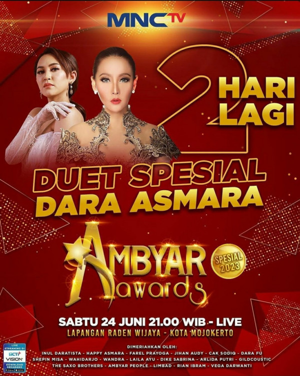 2 Hari Lagi! Duet Spesial Dara Asmara di Ambyar Awards 2023
