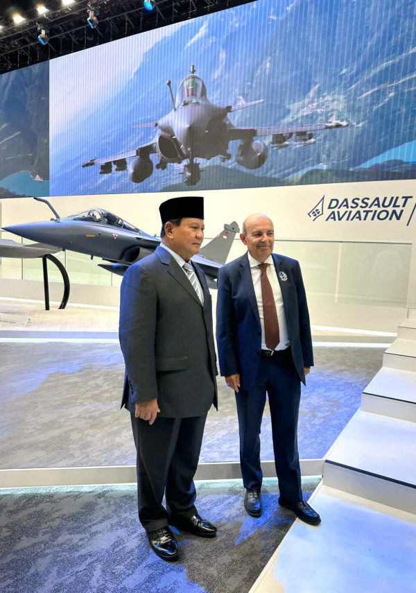 Momen Prabowo Subianto Hadiri Pameran Paris Air Show 2023