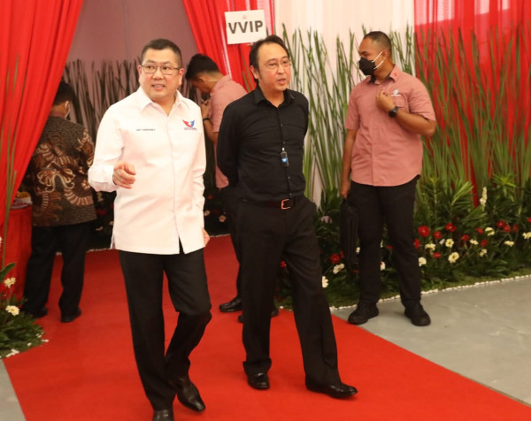 Momen HT Hadir di Puncak Peringatan Bulan Bung Karno