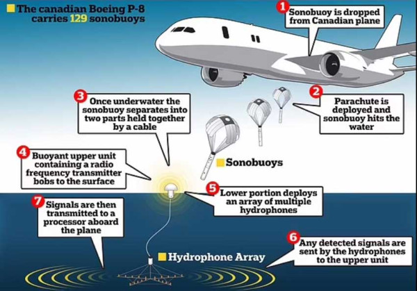 Mengenal Teknologi Sonobuoy, Perangkat Pendeteksi Kapal Selam Titan milik Pesawat P-8 Poseidon