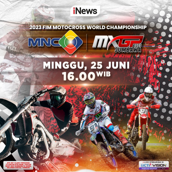 Kejuaraan Motocross MXGP Gemparkan Sumbawa, Saksikan Hari ini di iNews!