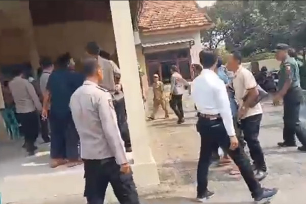 Kericuhan Warnai Tahapan Pilkades di Bangkalan, Polisi dan TNI Turun Tangan