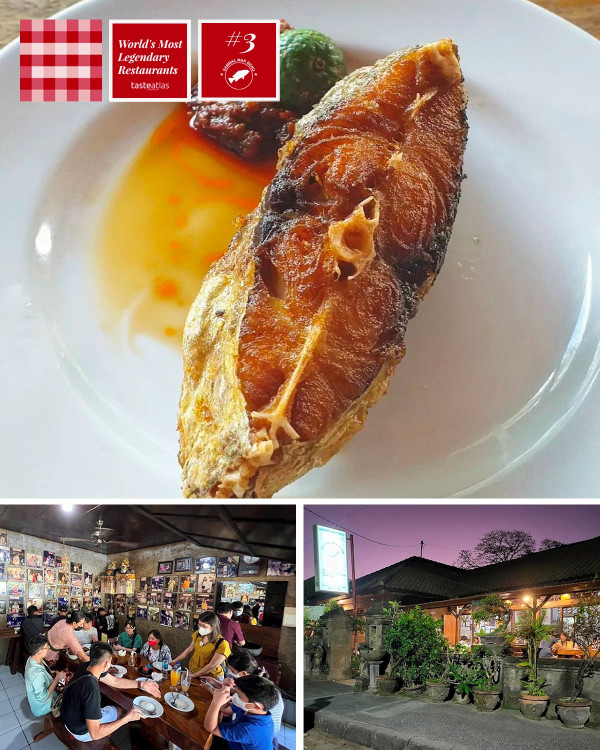 Warung Mak Beng Sanur Masuk 3 Besar Restoran Paling Legendaris di Dunia