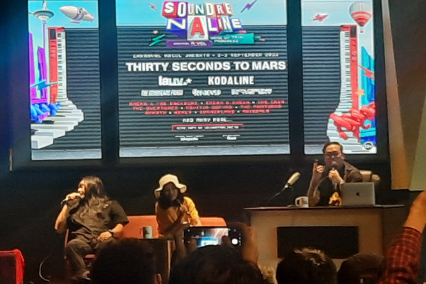 Thirty Seconds to Mars Tampil di Soundrenaline 2023, Jared Leto Datang Naik Jet Pribadi