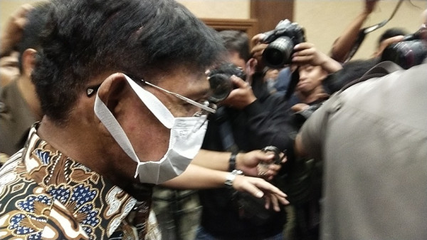 Penampakan Johnny G Plate Jalani Sidang Perdana Korupsi BTS Kominfo
