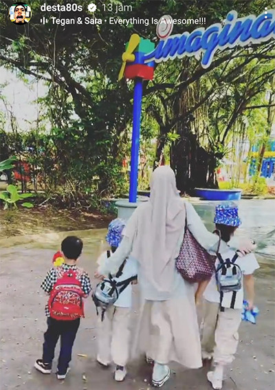Natasha Rizky dan Desta Nikmati Liburan Bareng Pertama ke Malaysia Pascacerai