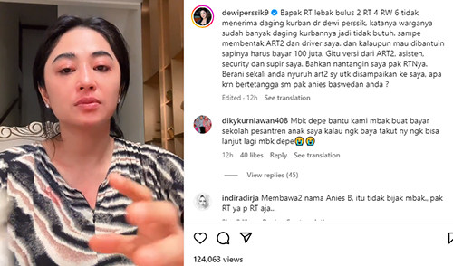 Dewi Perssik Kecewa Ketua RT Tolak Sapi Kurbannya dan Minta Rp100 Juta Jika Ingin Diurusi