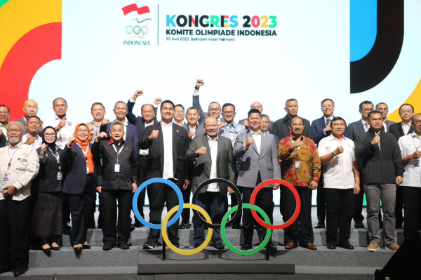 Menpora Dito Buka Kongres Komite Olimpiade Indonesia Tahun 2023