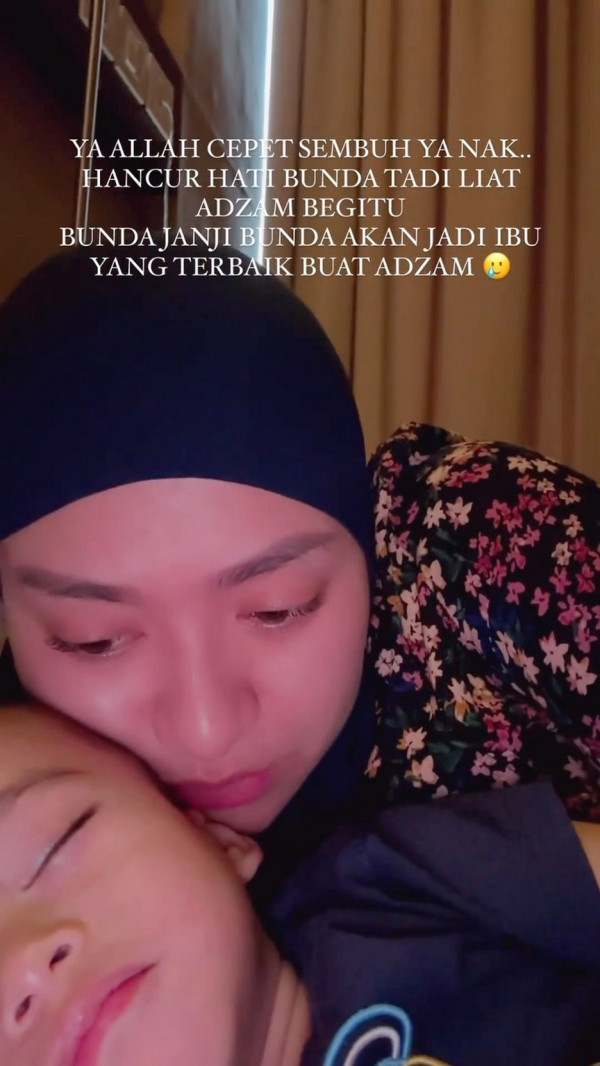 Adzam Masuk Rumah Sakit, Nathalie Holscher Geram dengan Sikap Sule
