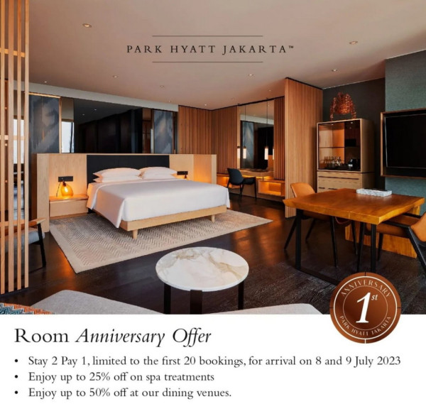 Nikmati Promo Istimewa Perayaan Anniversary Park Hyatt Jakarta