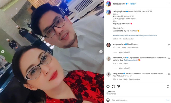 Della Puspita Kembali Menikah usai 10 Tahun Menjanda