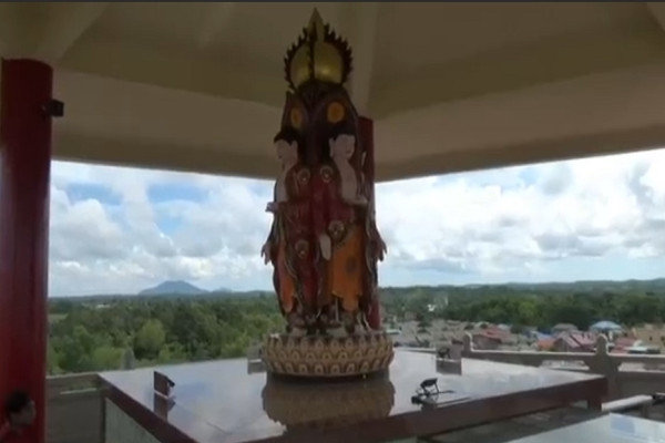 Keren! Tanjungpinang Miliki Pagoda Tertinggi di Indonesia