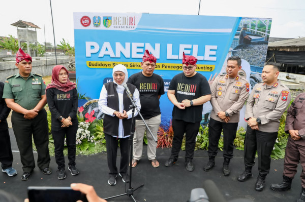 Gubernur Khofifah Sebut Peluang Pasar Ikan Lele Besar dan Bermanfaat untuk Cegah Stunting