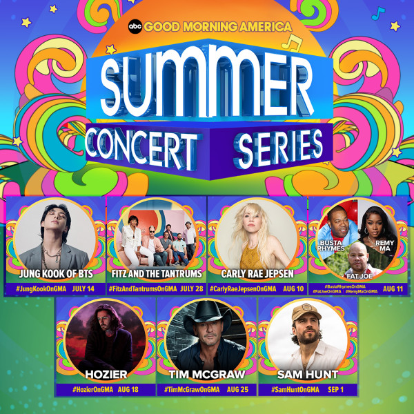 Jungkook BTS Bawakan Single Seven di Good Morning America Summer Concert Series