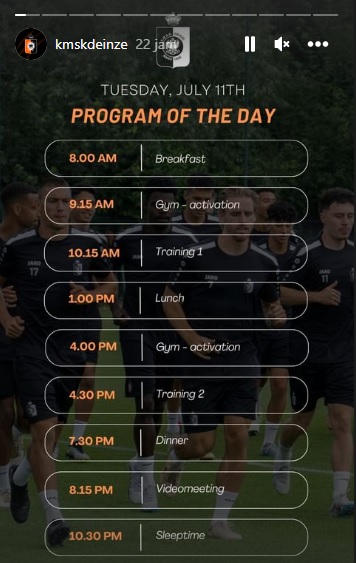 Daftar Menu Latihan Berat Pramusim KMSK Deinze untuk Marselino Ferdinan Cs