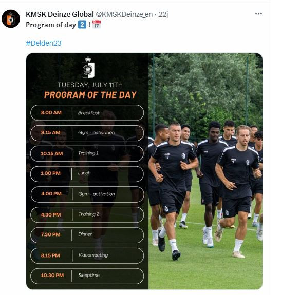 Daftar Menu Latihan Berat Pramusim KMSK Deinze untuk Marselino Ferdinan Cs