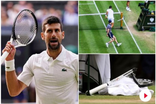 Momen Menarik di Wimbledon 2023: Petenis Hancurkan Raket hingga Brad Pitt Kunyah Keripik