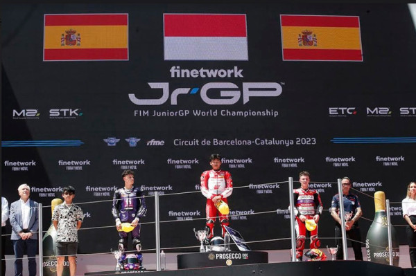 Sejarah Fadillah Arbi, Pembalap Muda Indonesia Juara FIM JuniorGP Barcelona