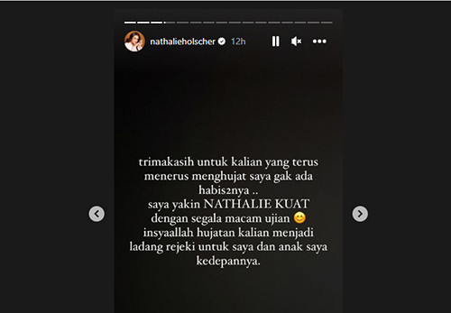 Pasrah Dihujat Netizen, Nathalie Holscher: Insya Allah Itu Jadi Ladang Rezeki Saya