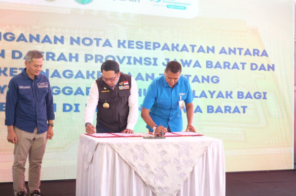 BPJS Ketenagakerjaan bersama Pemprov Jabar Bangun Hunian Griya Pekerja