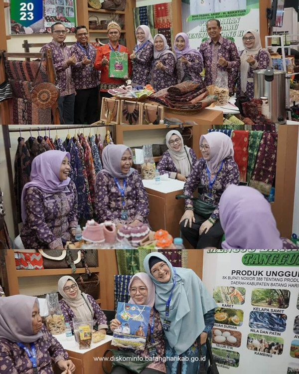 Dekranasda Batanghari Promosikan Produk Kerajinan di Ajang Apkasi Otonomi Expo 2023