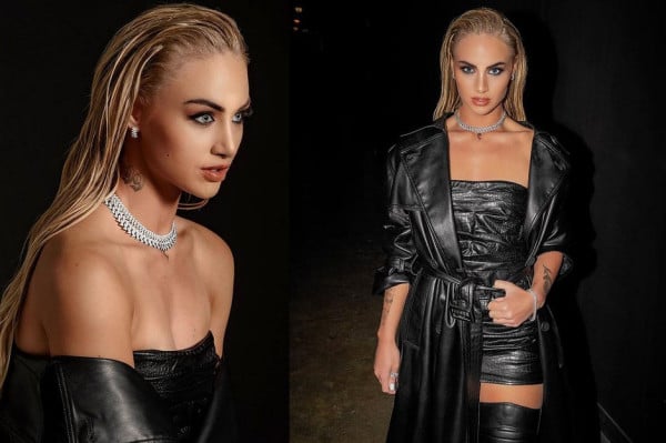 Pancaran Kecantikan Alisha Lehmann saat Kenakan Outfit Serba Hitam
