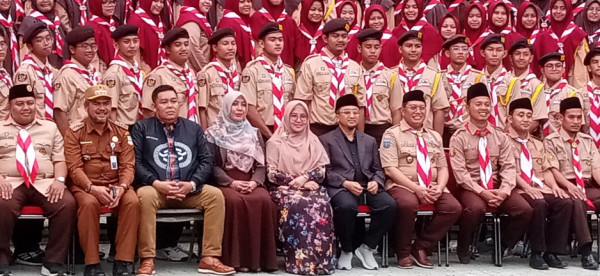 Bacaleg Perindo Ustaz Yusuf Mansur Lepas Kontingen Jambore Pramuka Internasional ke Korsel