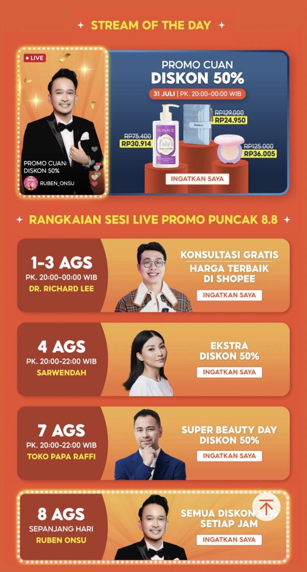 Gabung di Lapak Streaming Shopee Live, Sarwendah Ikuti Ruben Dapatkan Cuan Lebih Fantastis