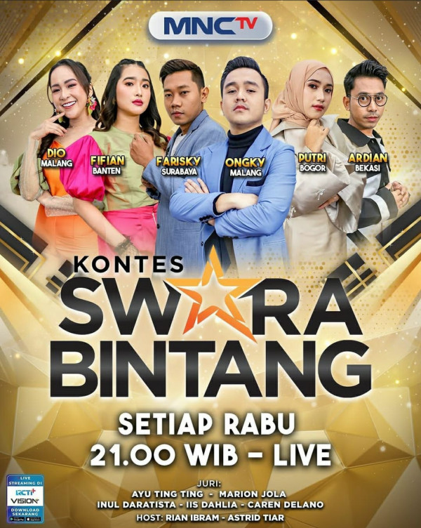 6 Kontestan Siap Berikan yang Terbaik untuk Bertarung di Panggung Bintang