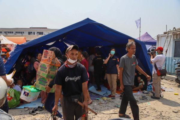 Ratusan Warga Terdampak Kebakaran di Kapuk Muara Masih Mengungsi di 2 Lokasi