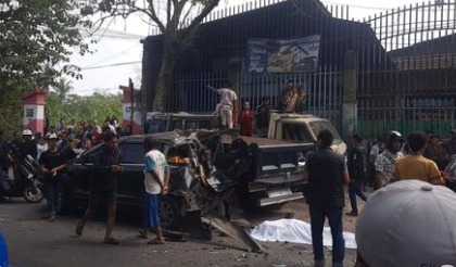 Viral Video Tabrakan Beruntun di Cianjur Libatkan 6 Kendaraan, 1 Pemotor Tewas