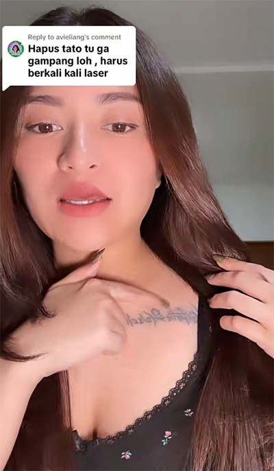 Ingin Hapus Tato, Nathalie Holscher Tak Kuat Tahan Sakitnya