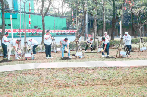 Sepakat Turunkan Emisi Karbon, Delegasi ASEAN Resmikan Taman Kota di Kebayoran Baru