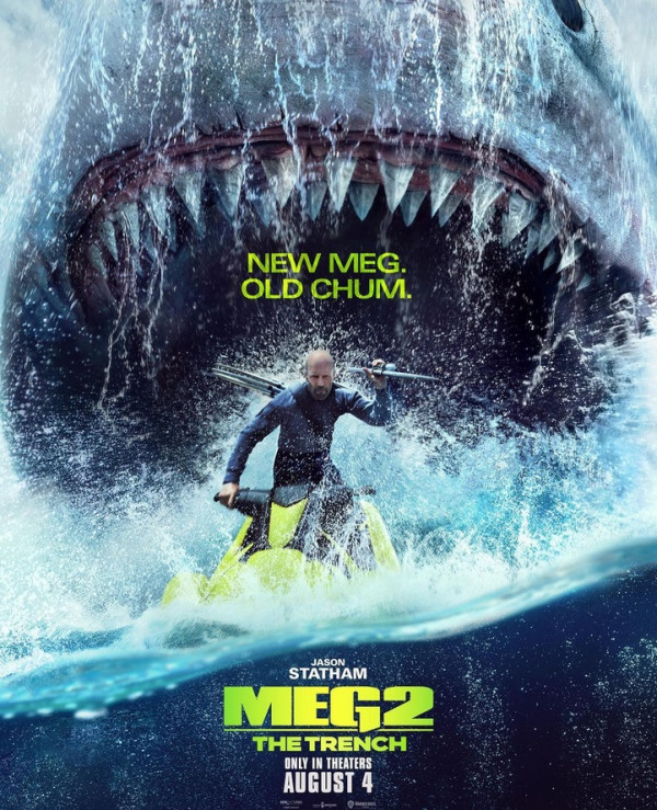 5 Fakta Film The Meg 2: The Trench, Jason Statham Diteror Hiu Zaman Purba Megalodon