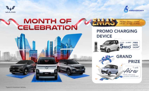 Sambut Kemerdekaan RI, Mobil Listrik Wuling Air ev Diskon Sampai Rp10 Juta