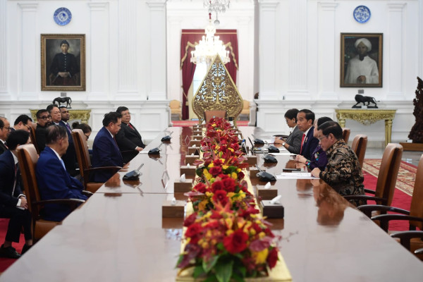 Presiden Jokowi Terima Kunjungan Kehormatan Ketua Parlemen Thailand, Malaysia, dan Laos