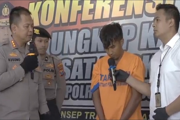 Sadis! Kuli Bangunan Bunuh Penjual Nasi Bebek Pakai Miras Campur Potas