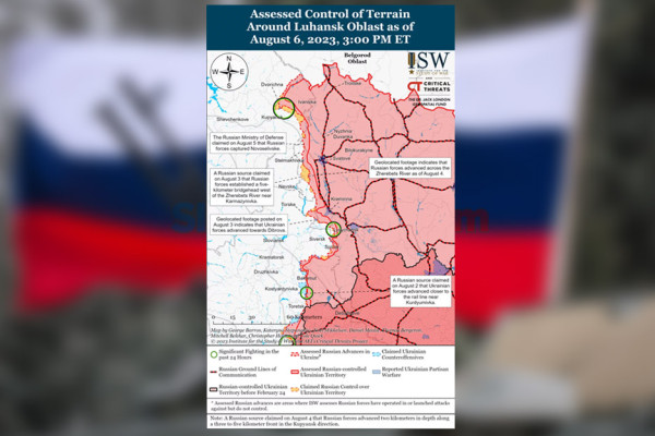 Peta Tunjukkan Pasukan Rusia Bergerak Maju, Berjuang Rebut Wilayah yang Hilang